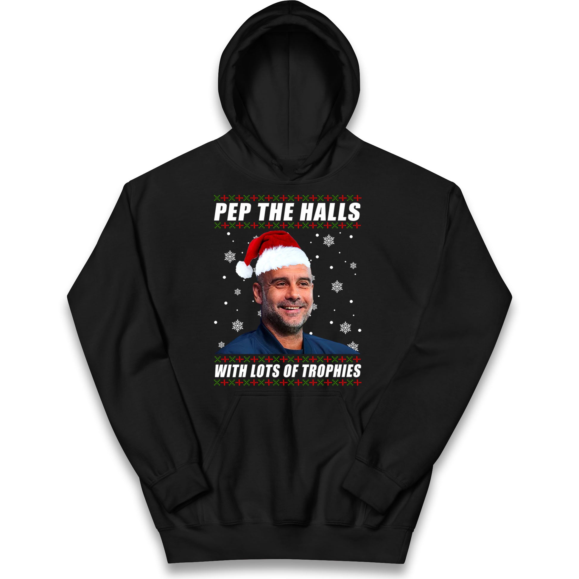 Pep Guardiola Christmas Kids Hoodie