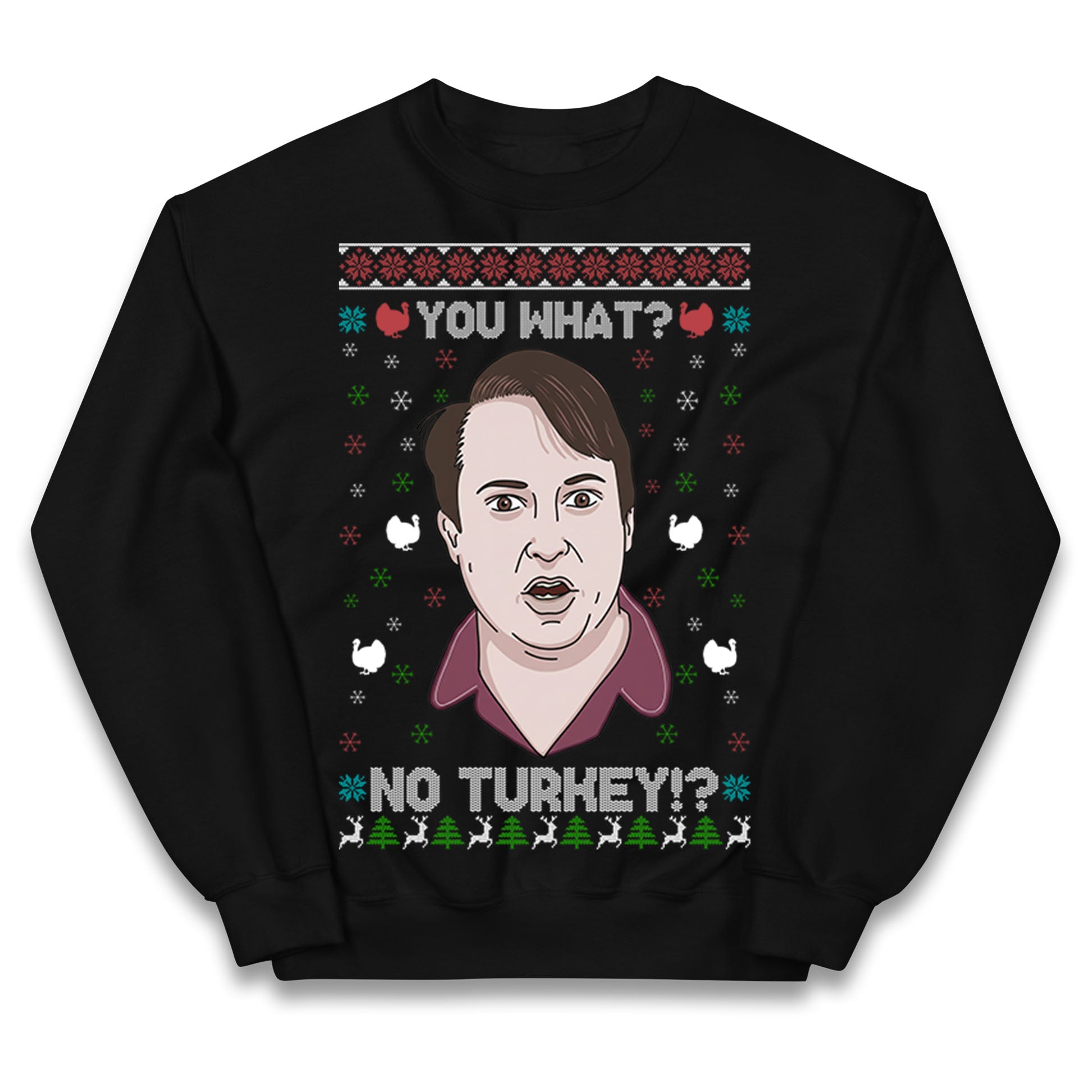 Peep Show Christmas Kids Jumper
