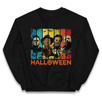 Vintage Villains Halloween Kids Jumper