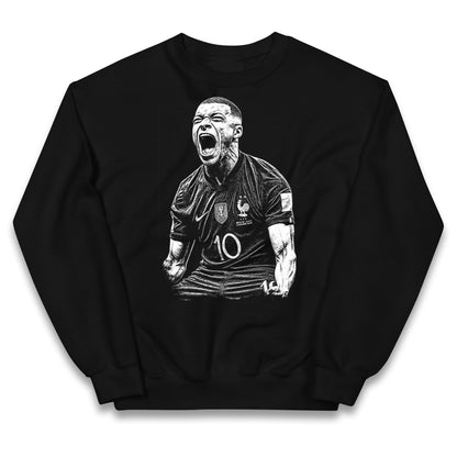  Kylian Footballer Kids Jumper