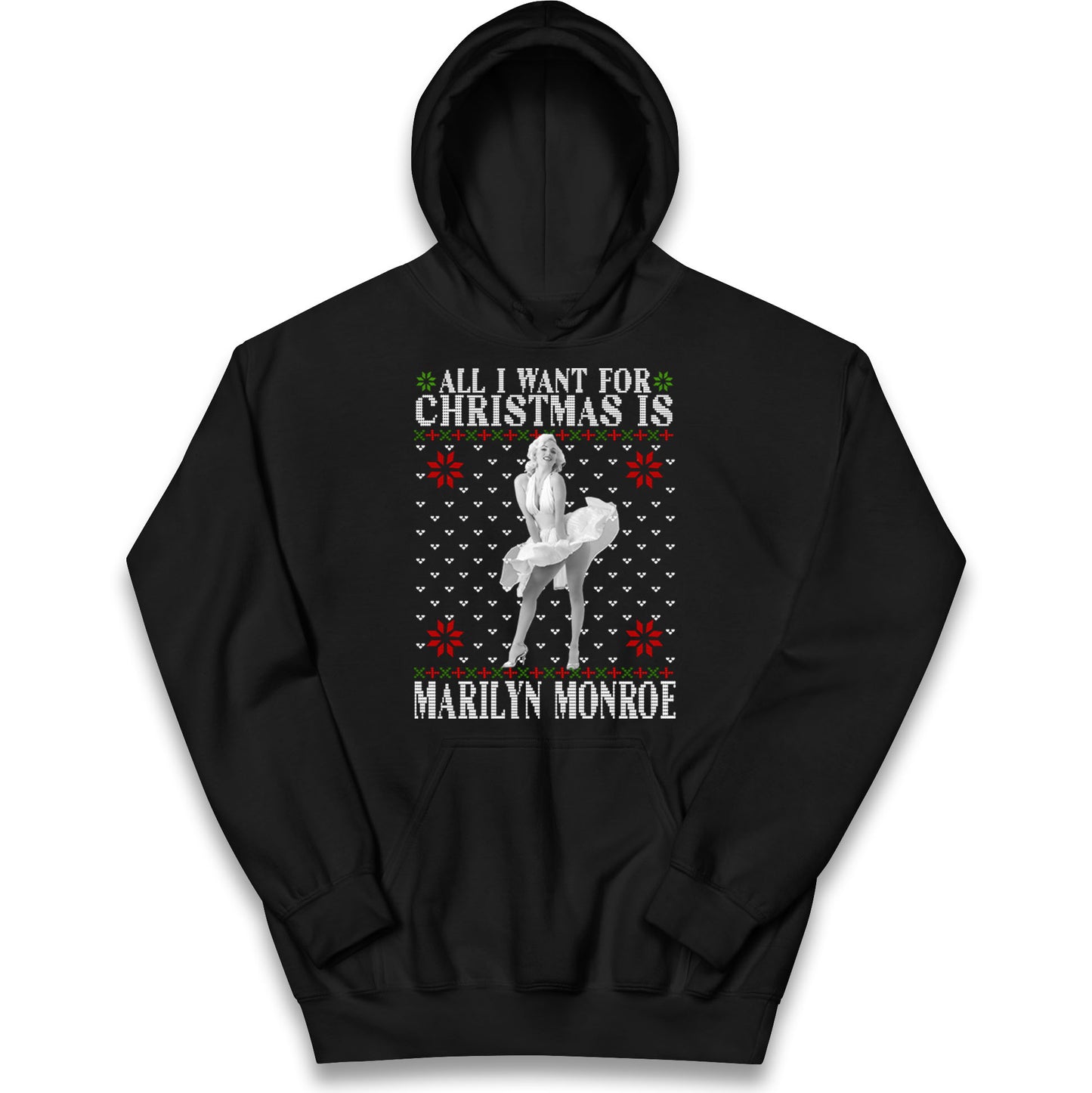 marilyn monroe christmas hoodie