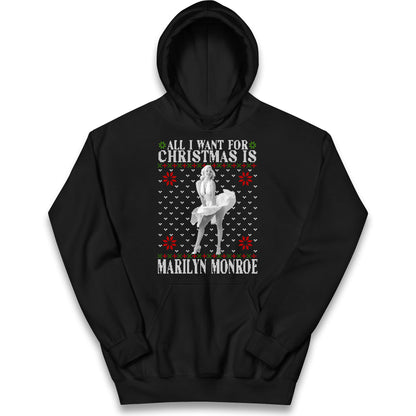 marilyn monroe christmas hoodie