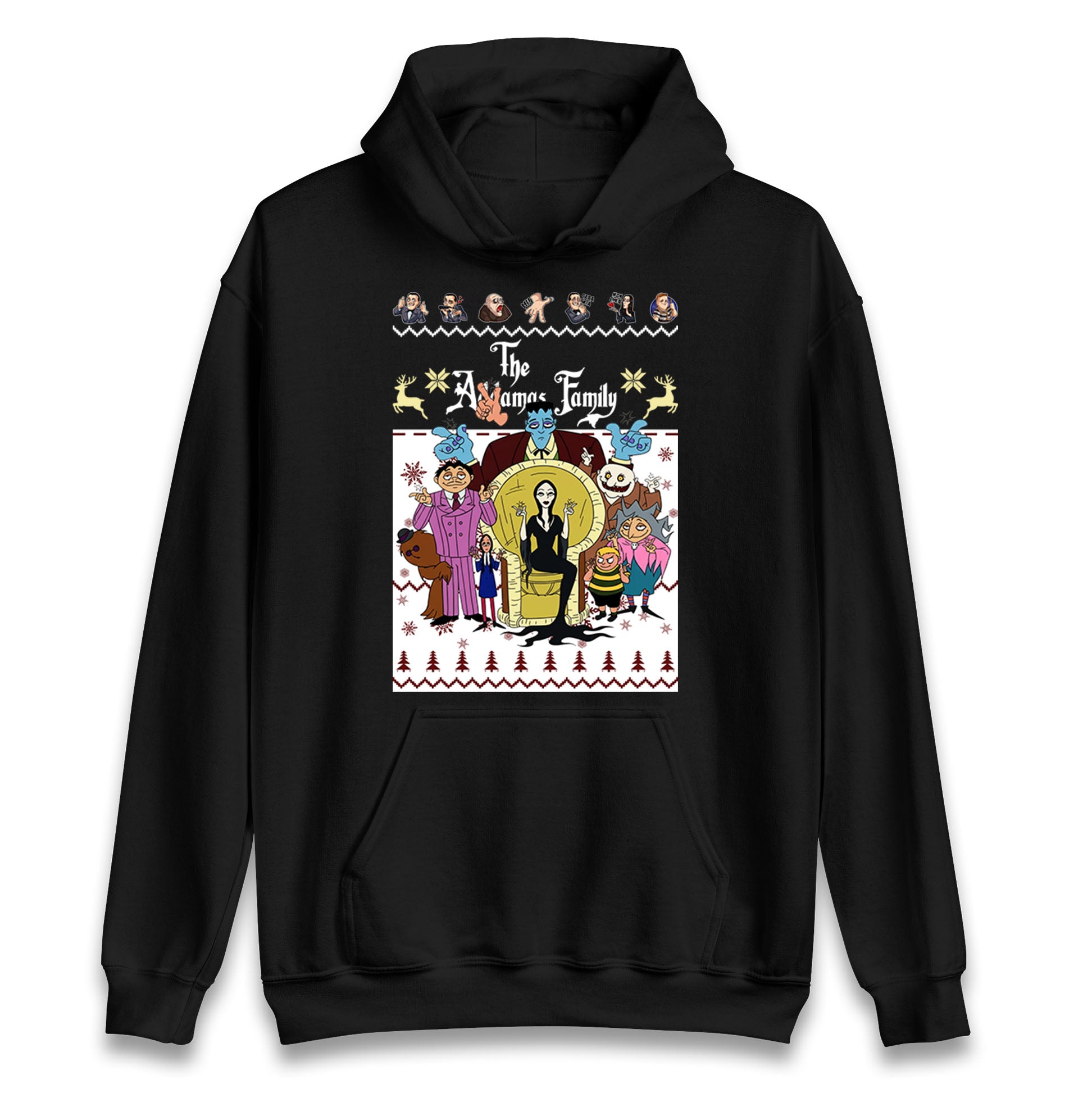 Scary Addams Christmas Hoodie