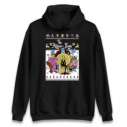 Scary Addams Christmas Hoodie