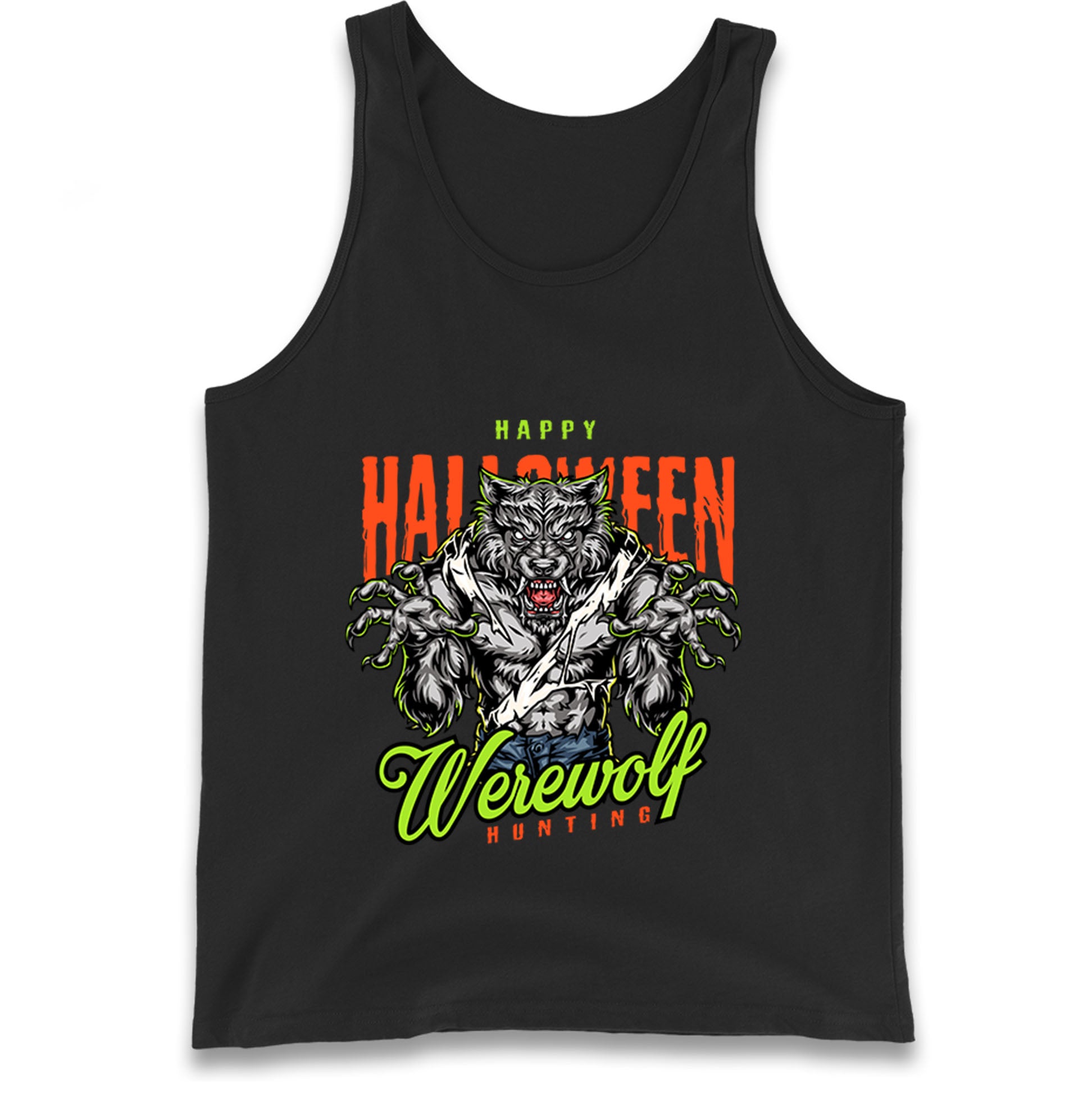Halloween Werewolf Tank Top