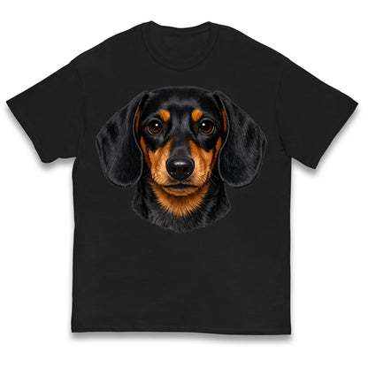 Dachshund Dog Face Kids T Shirt