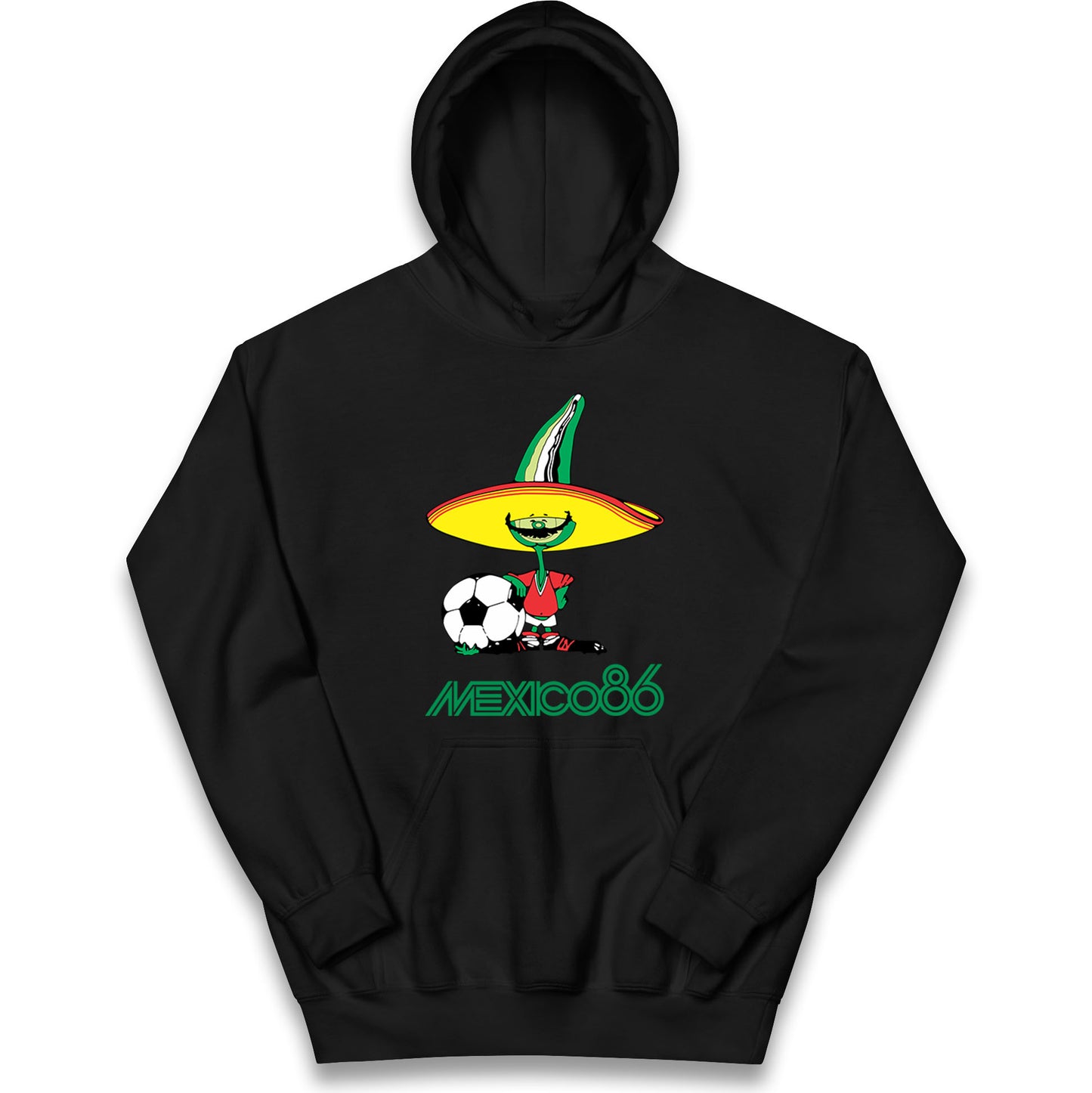 Mexico 86 Mascot Kids Hoodie
