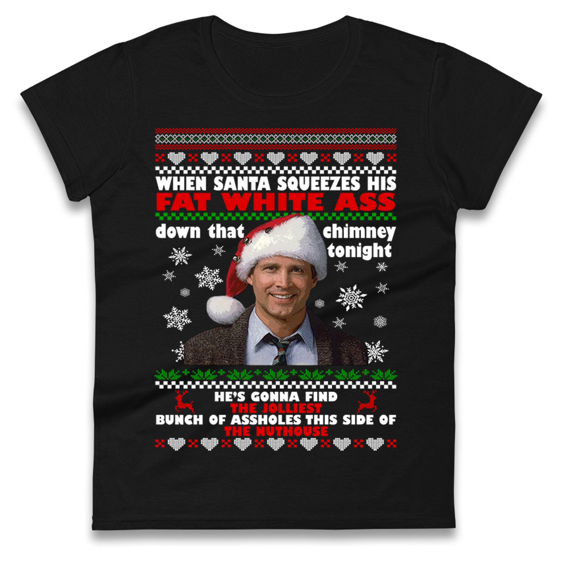 Clark Griswold Christmas Ladies T Shirt