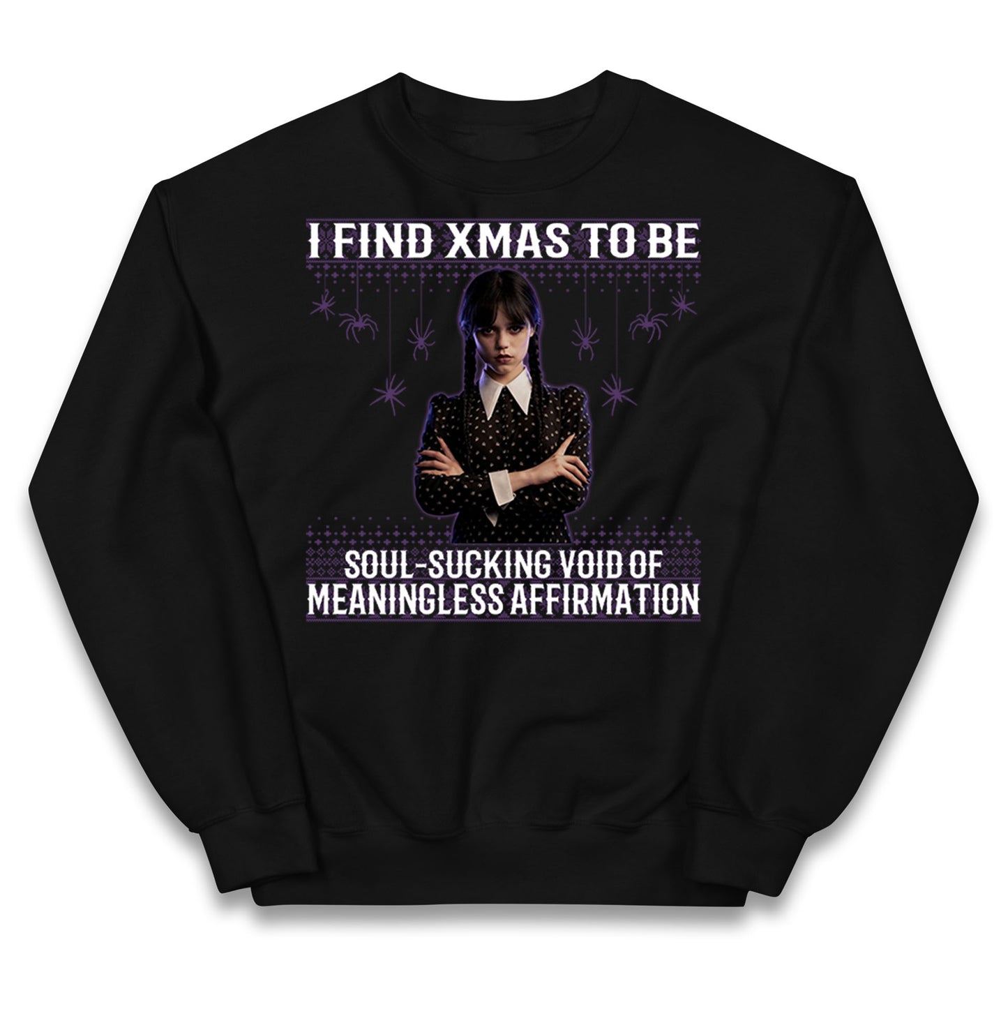 Wednesday Christmas Kids Jumper
