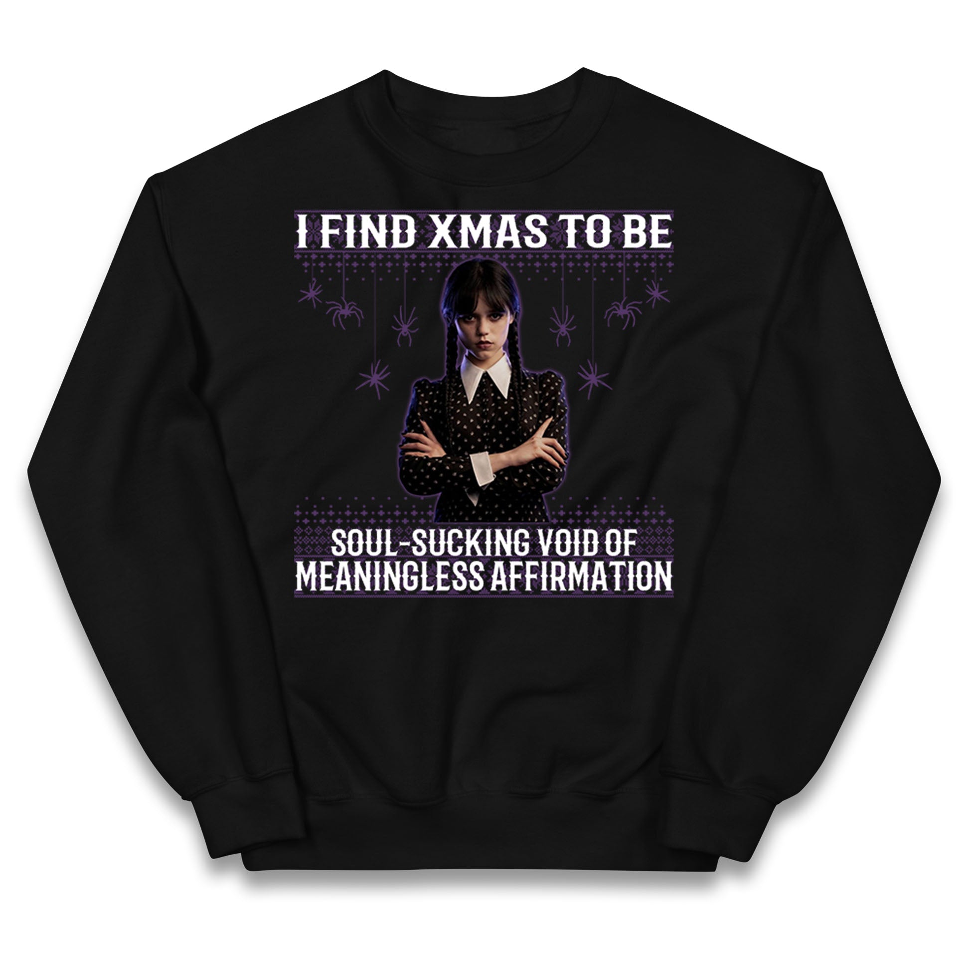 Wednesday Christmas Kids Jumper