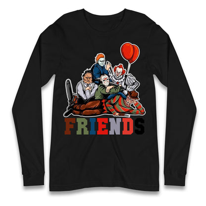 Horror Vintage Characters Friends Halloween T Shirt
