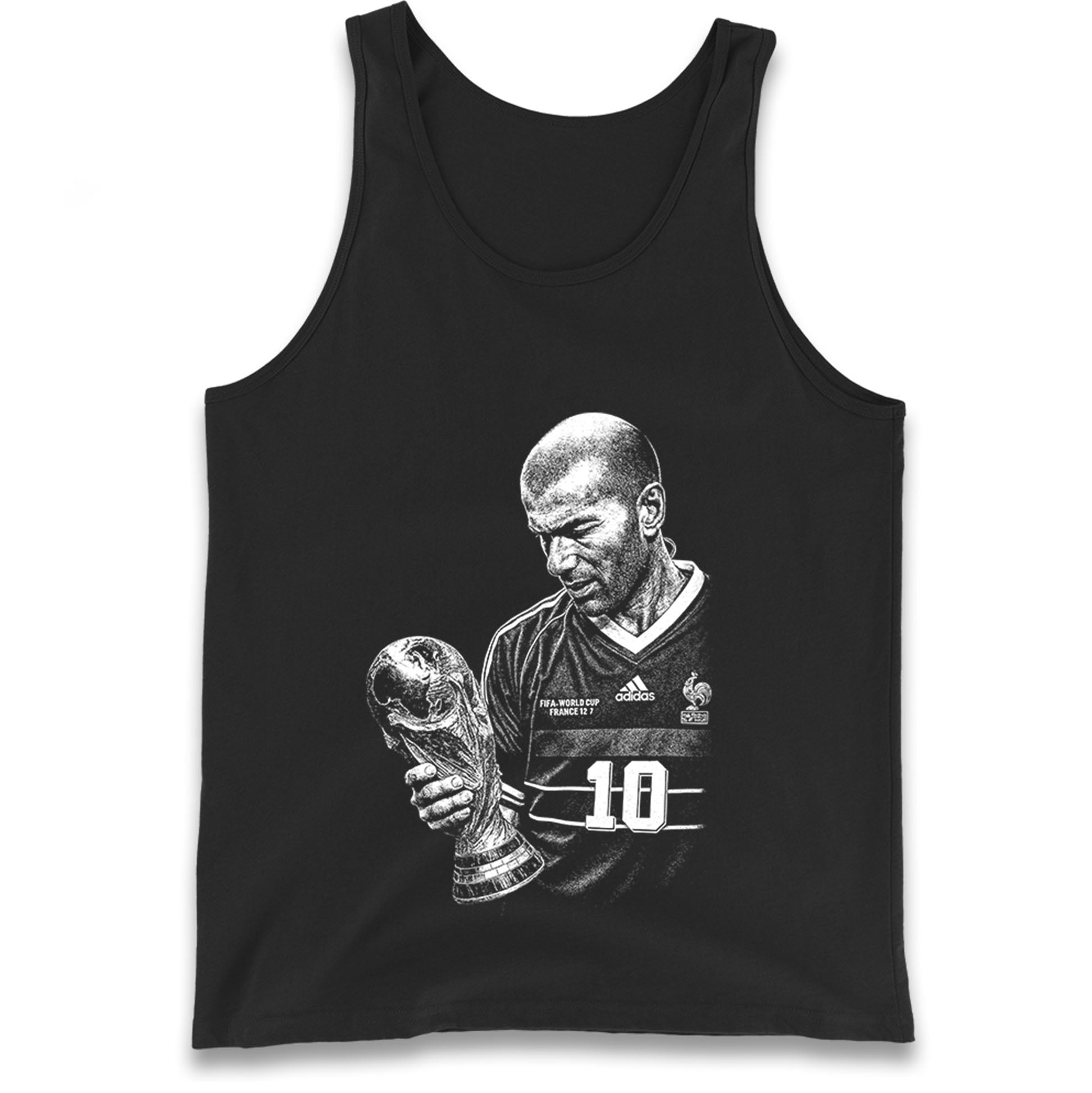 Zidane France Footballer Tank Top
