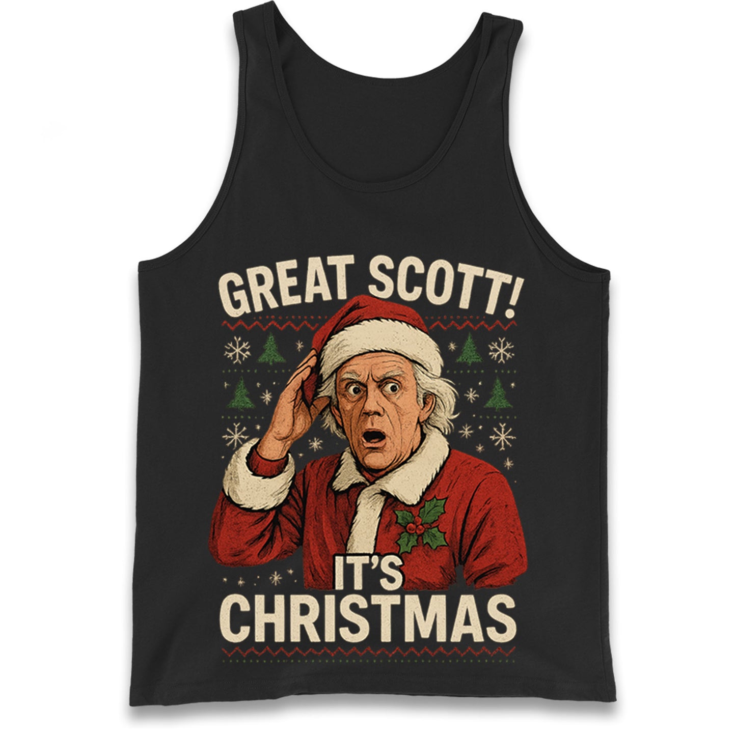 Back to the Future Doc Brown Tank Top
