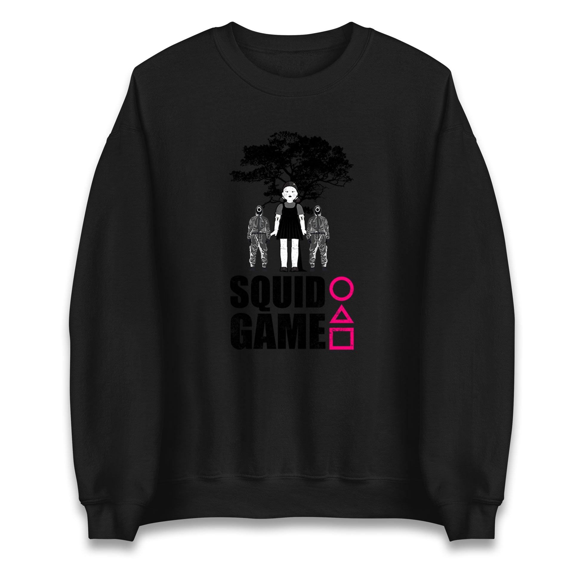 Squid Game Young-hee Doll & Guards Sweatshirt