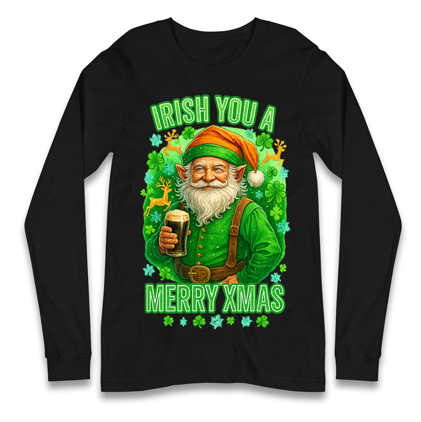 Irish You a Merry Christmas Long Sleeve Shirt

