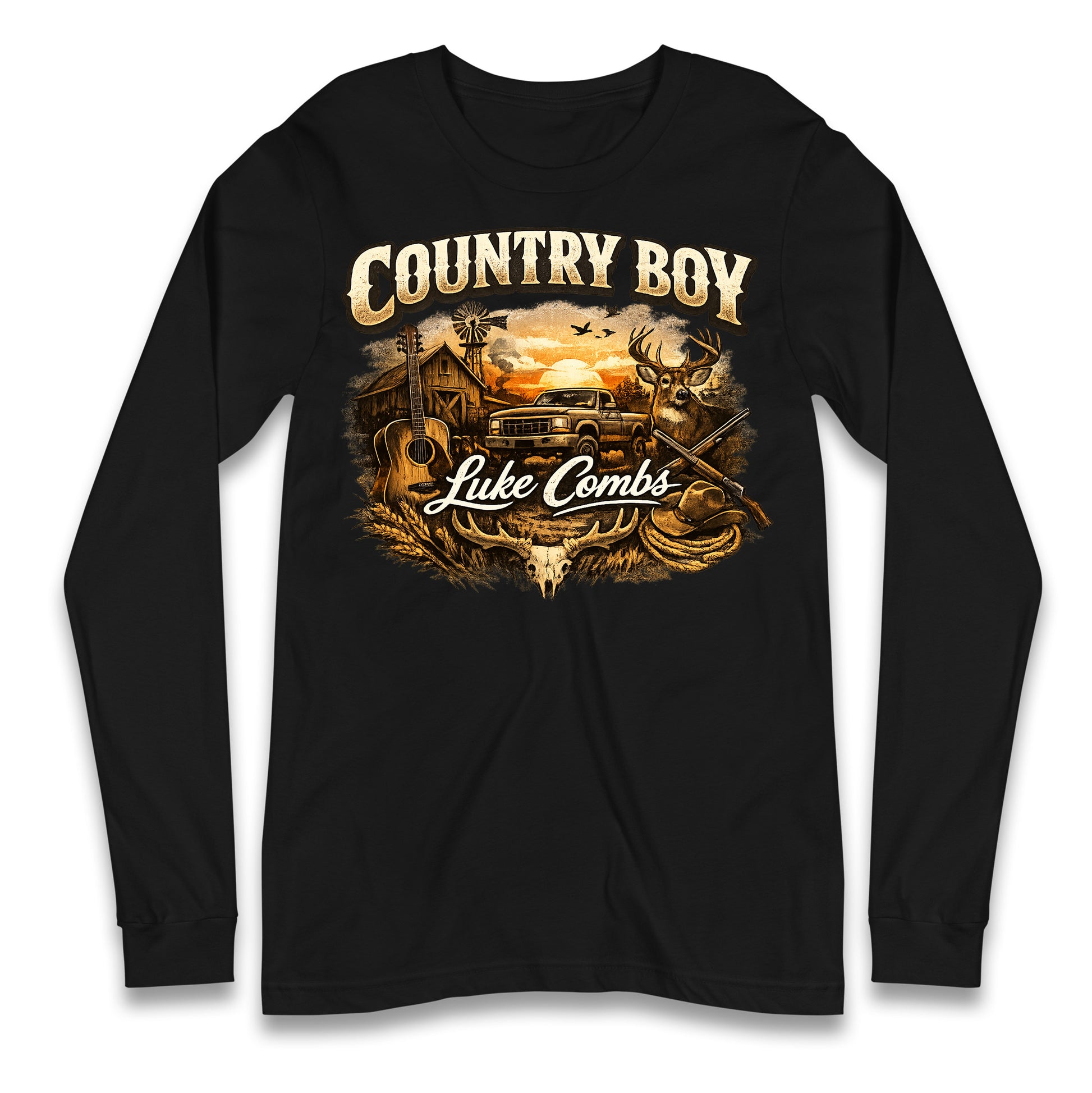 Luke Combs Country Music Longsleeve T Shirt