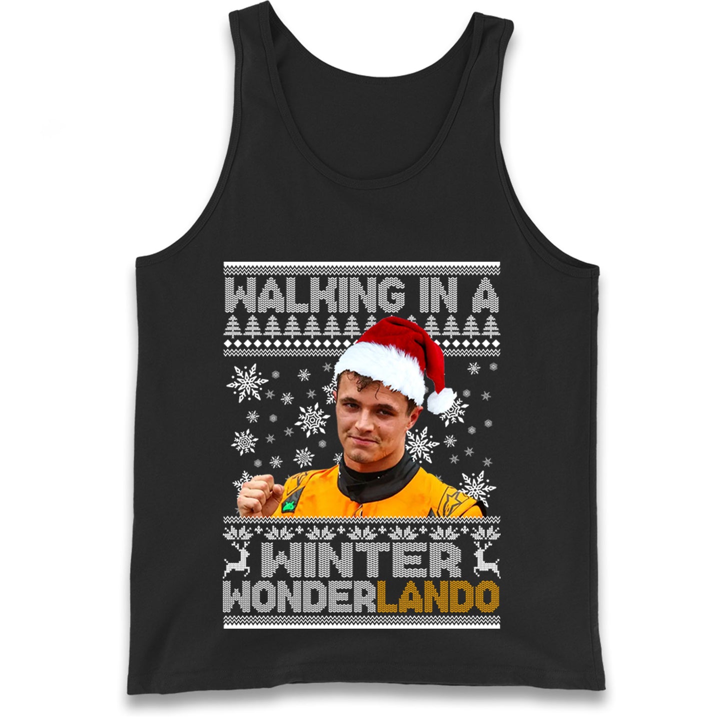 Lando Norris Christmas Tank Top