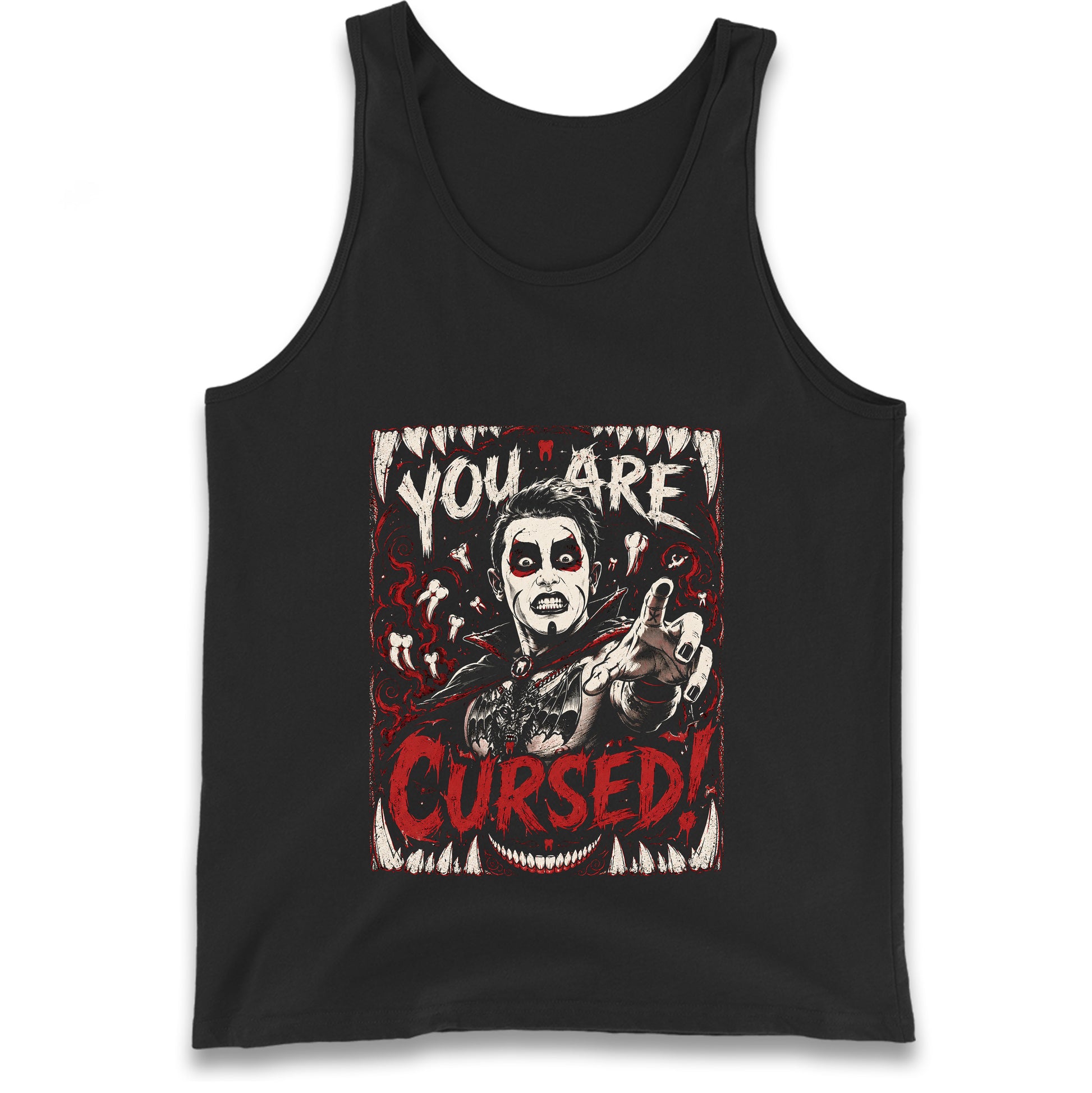 Danhausen You Are Cursed Pro Wrestling Tank Top