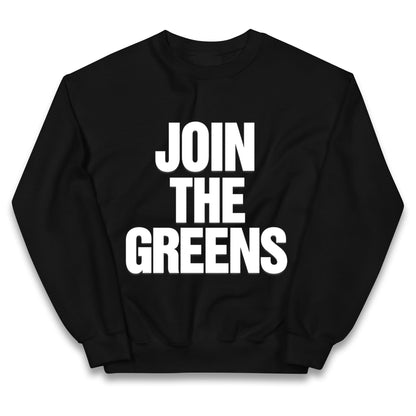 Green Party Join The Greens Kids Jumper