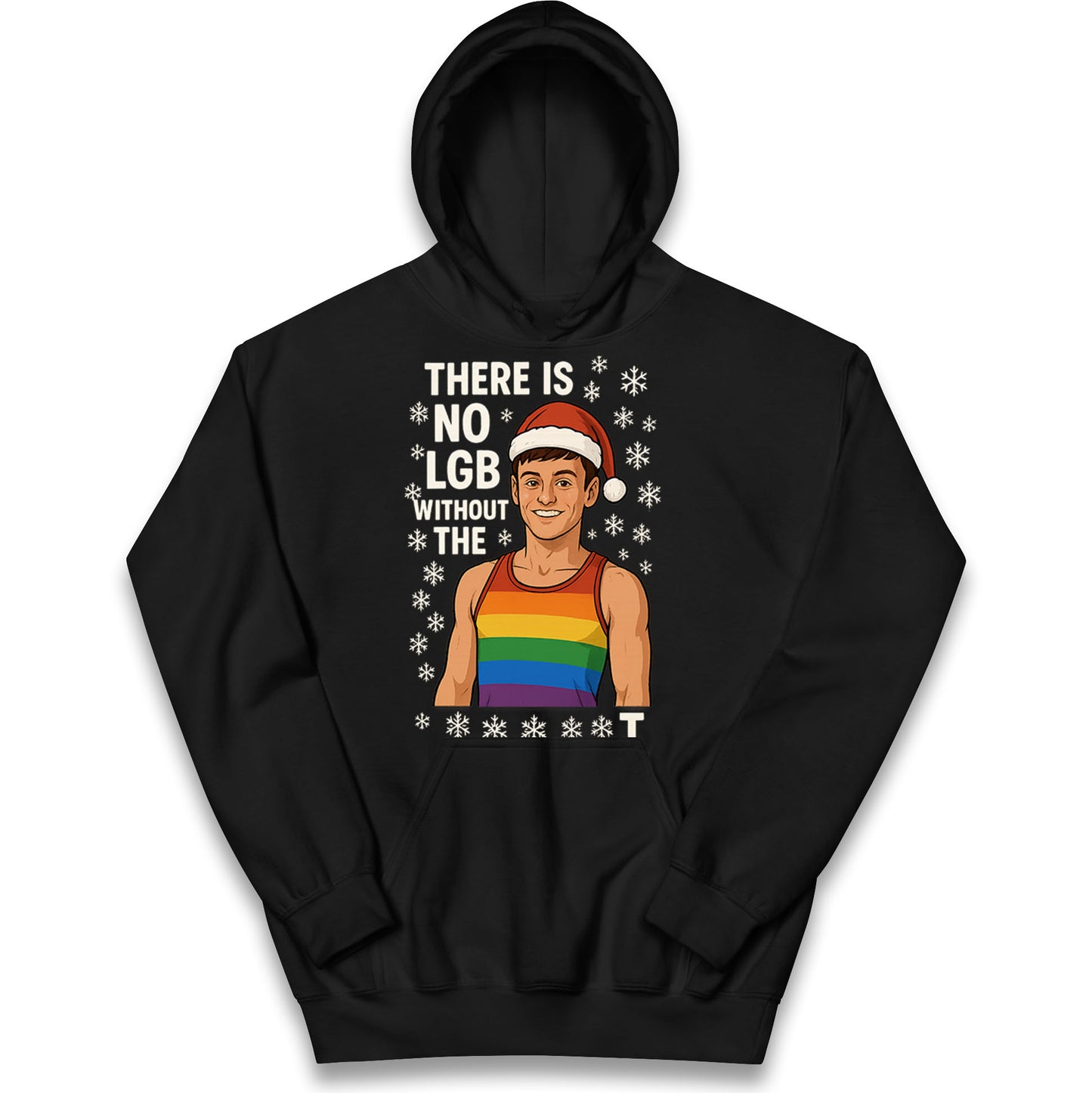 Tom Daley Christmas Kids Hoodie