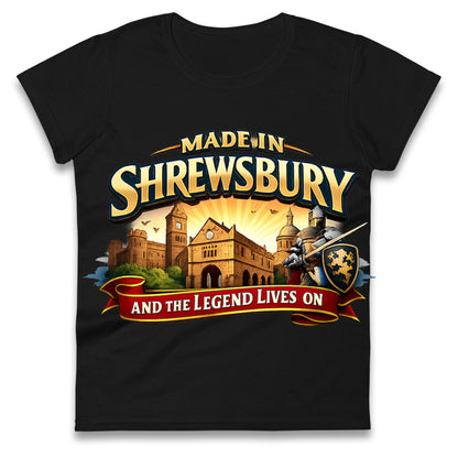 Made in Shrewsbury Ladies T Shirt 