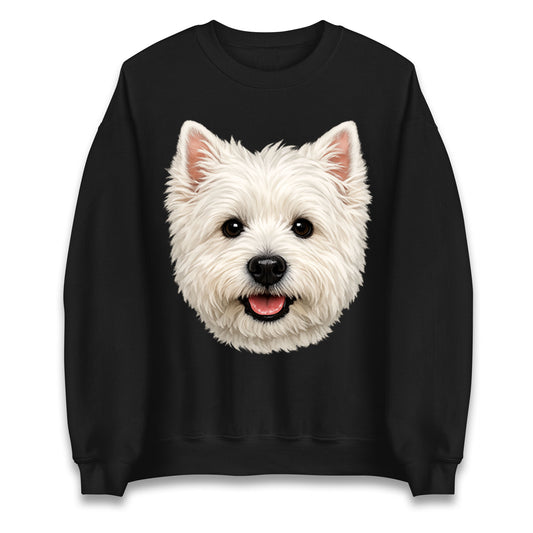 West Highland White Terrier Dog Face Jumper