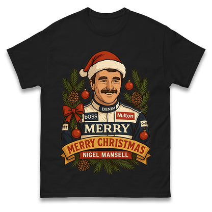 Nigel Mansell Christmas T Shirt