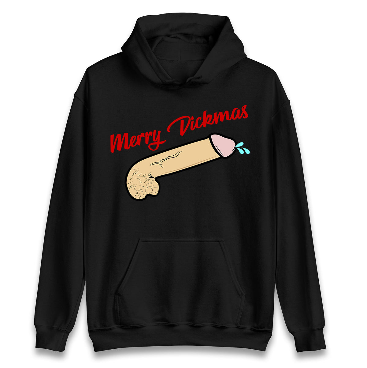 Merry Dickmas Funny Hoodie