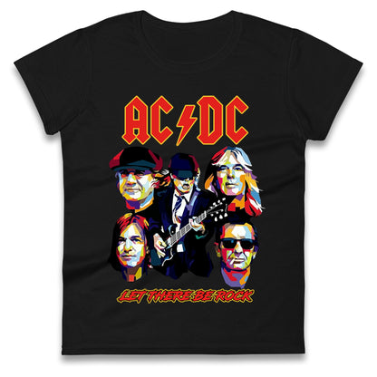 ACDC Let There Be Rock Ladies T Shirt