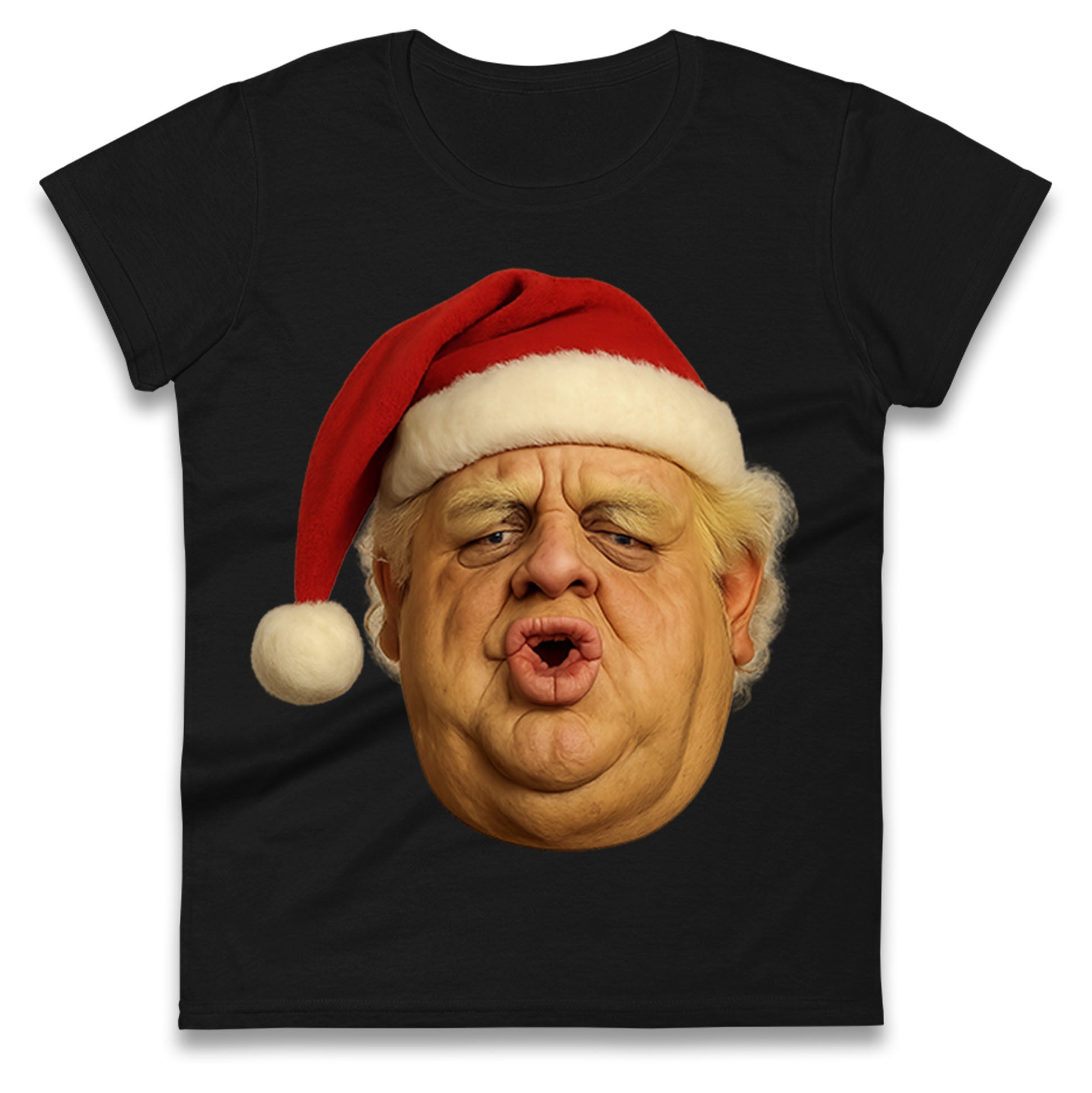Dusty Rhodes Christmas Ladies T Shirt