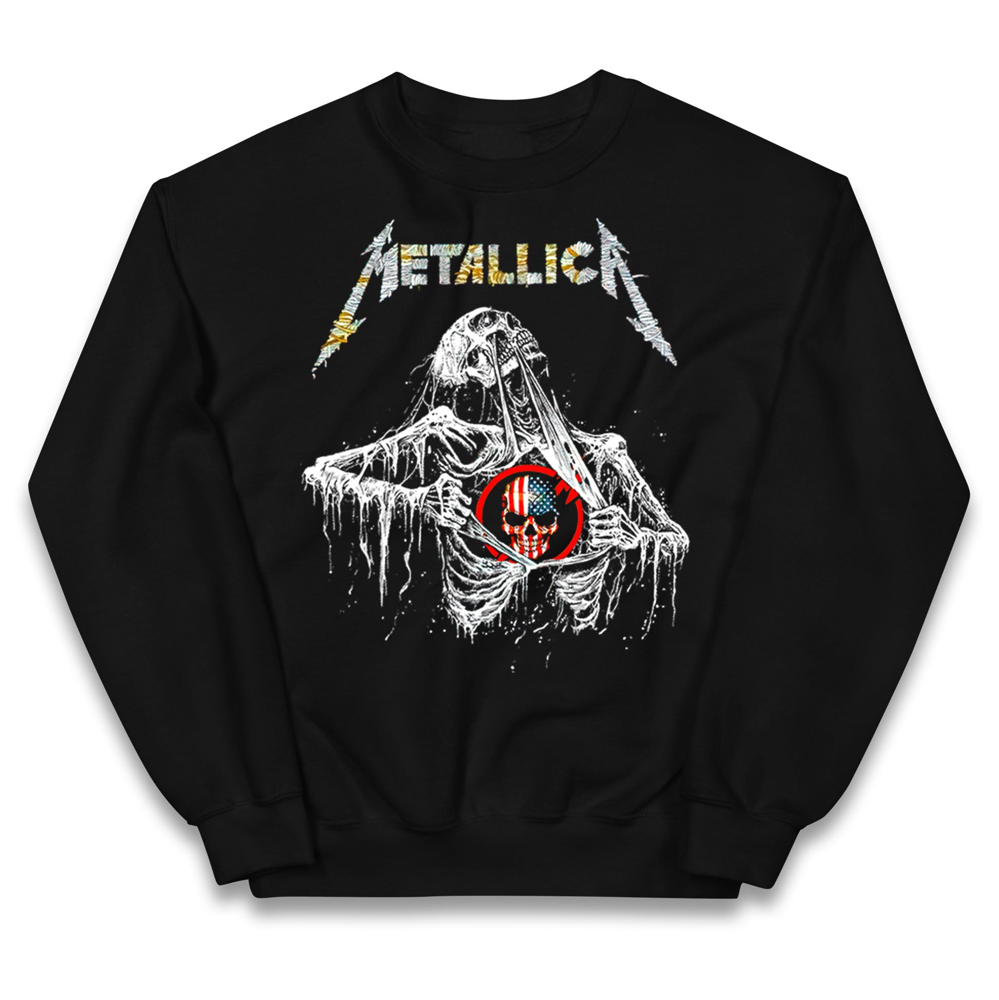 Metallica USA Skull Kids Jumper