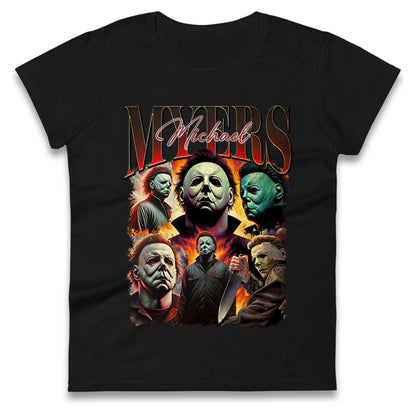 Michael Myers Bootleg Halloween Womens T Shirt
