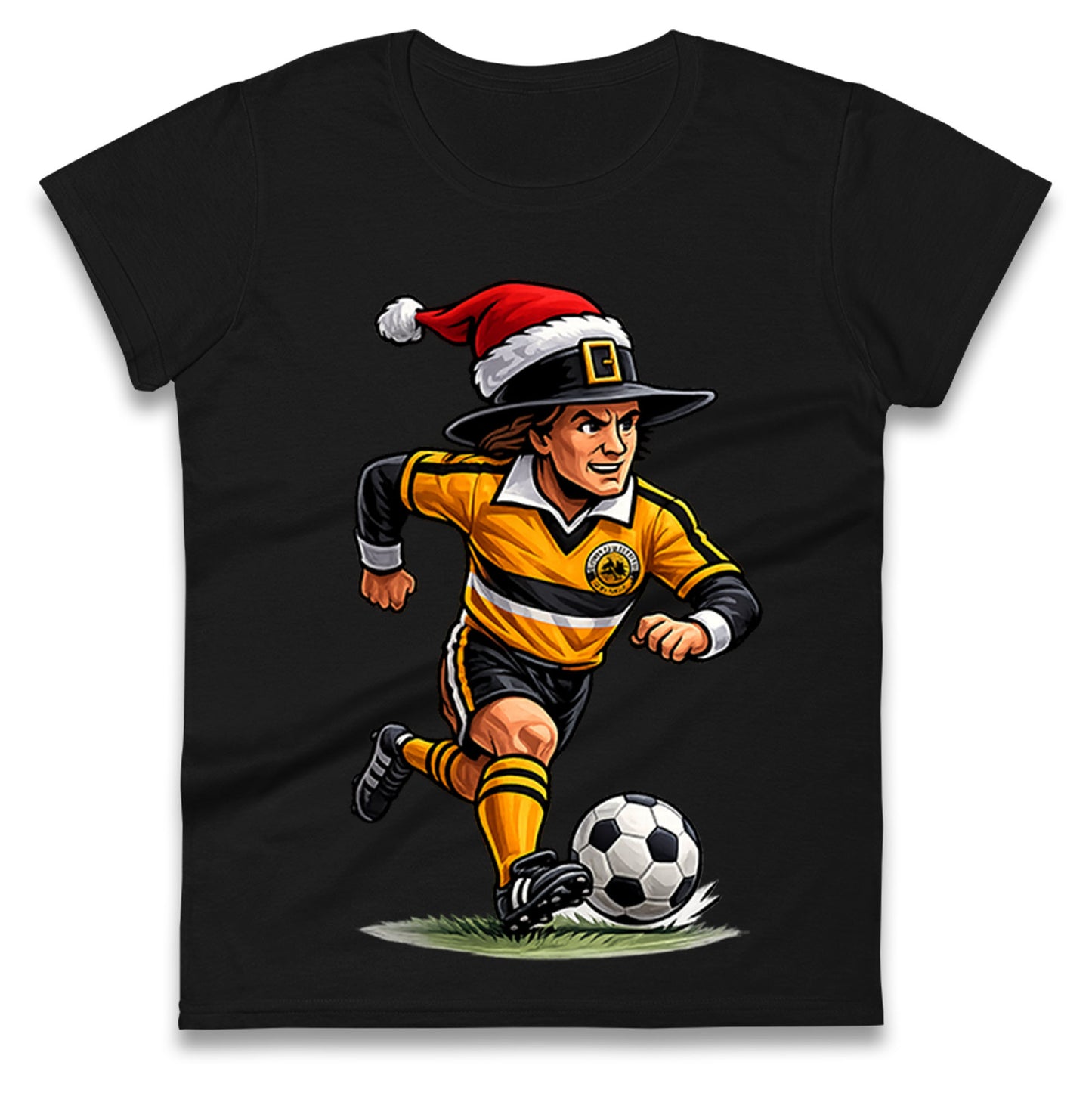 Boston United Christmas Ladies T Shirt 