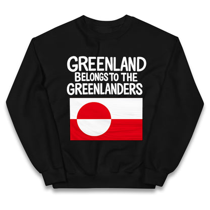 Greenland Belongs To The Greenlanders Kids Jumper
