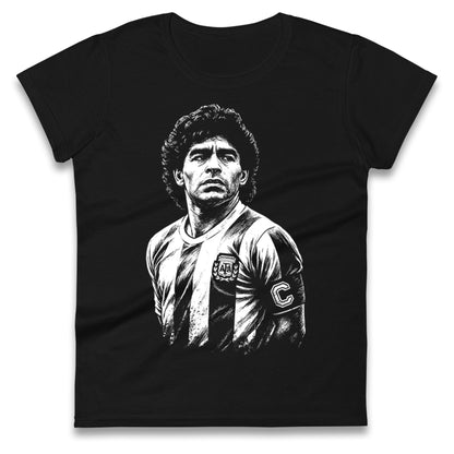 Maradona Argentina Ladies T Shirt