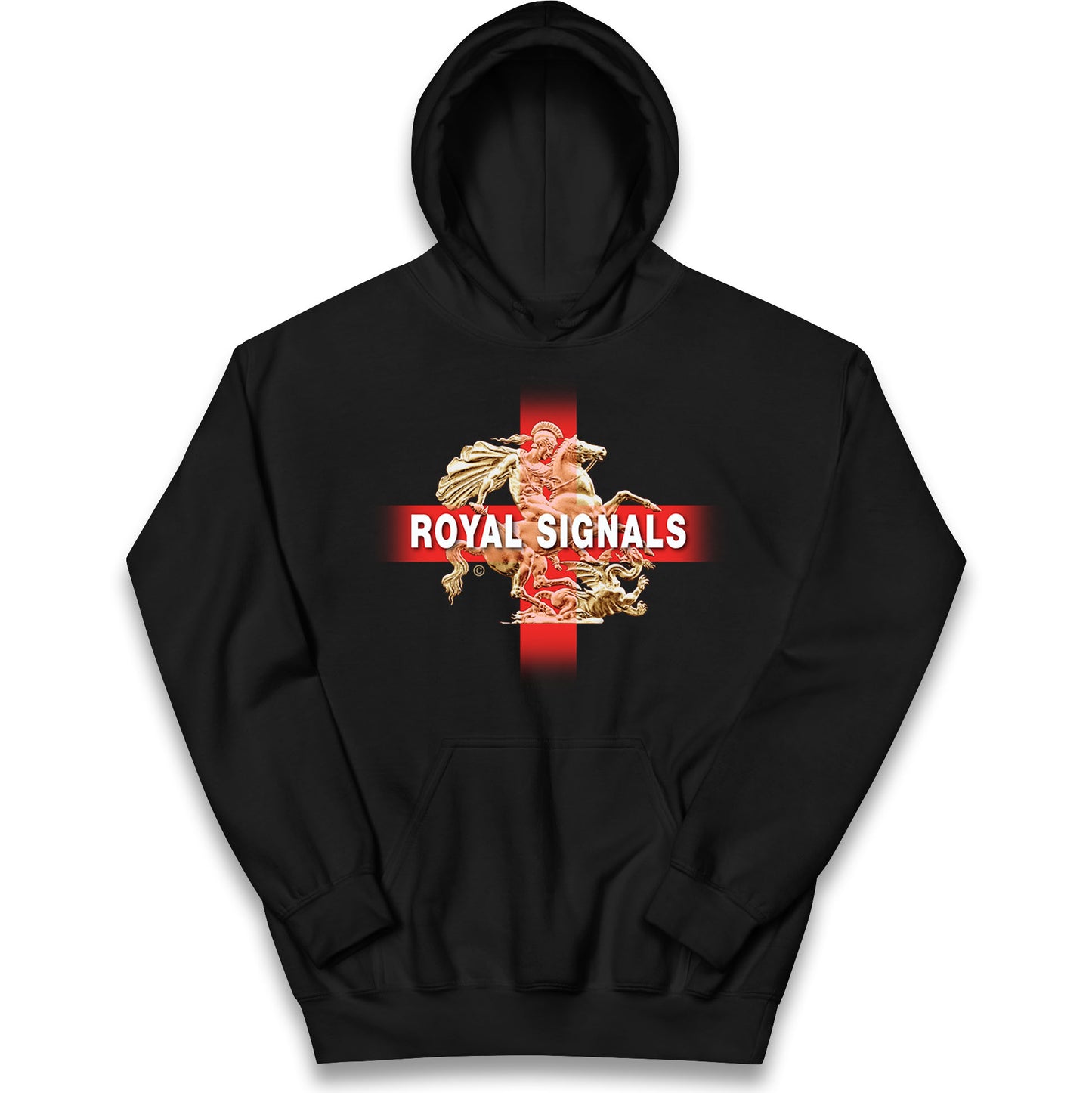 Royal Signals St George and The Dragon Kids Hoodie