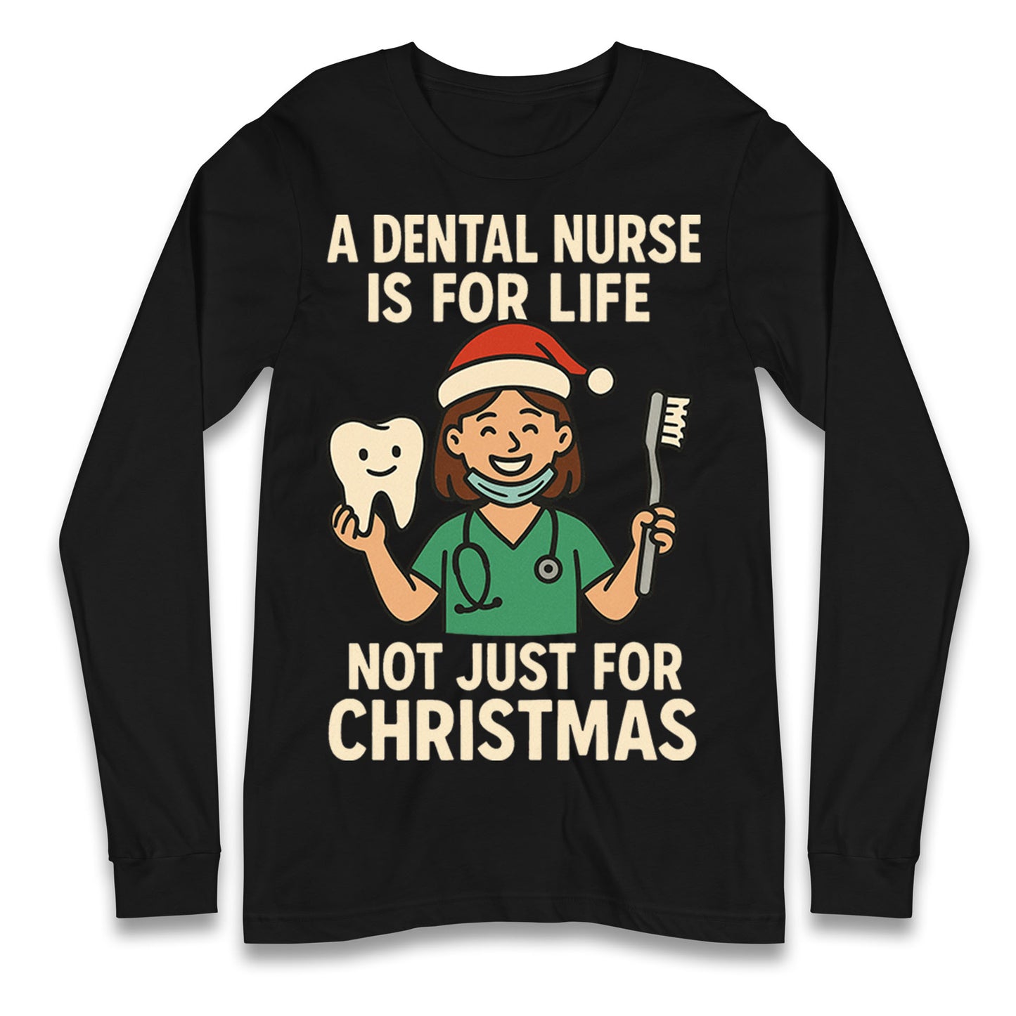 Dental Nurse Christmas Longsleeve T Shirt