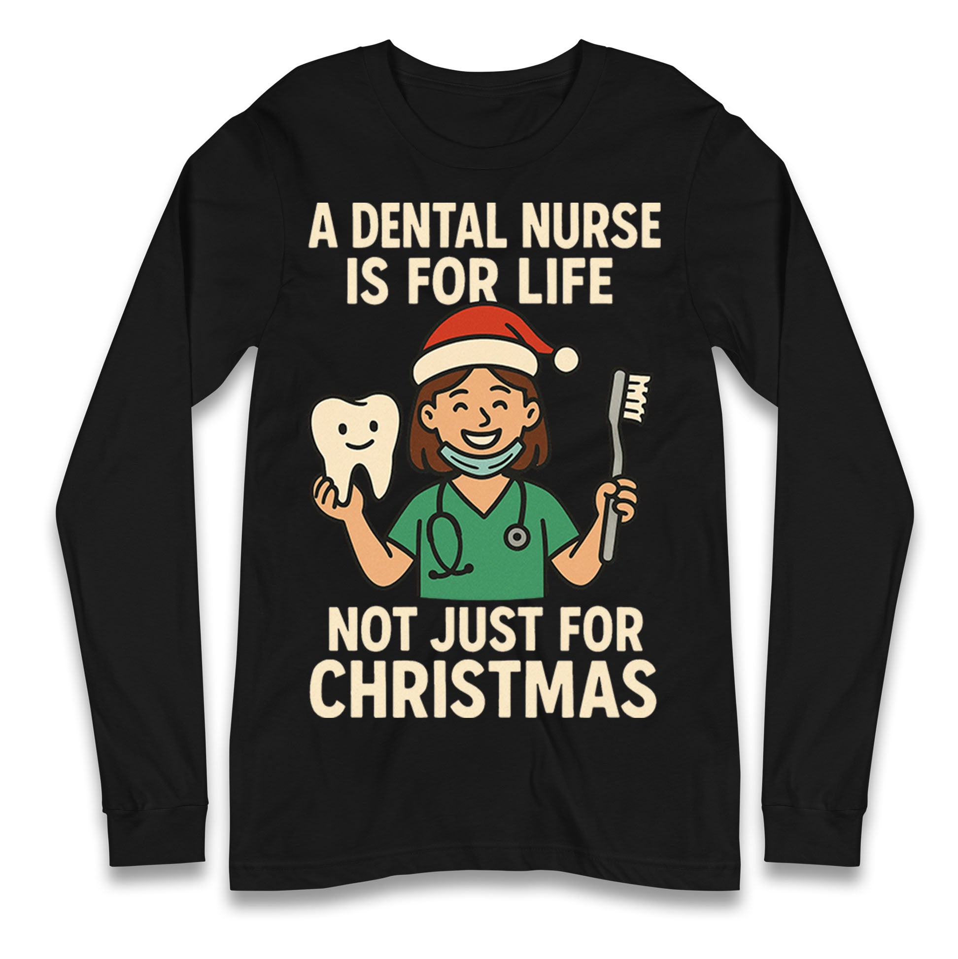 Dental Nurse Christmas Longsleeve T Shirt