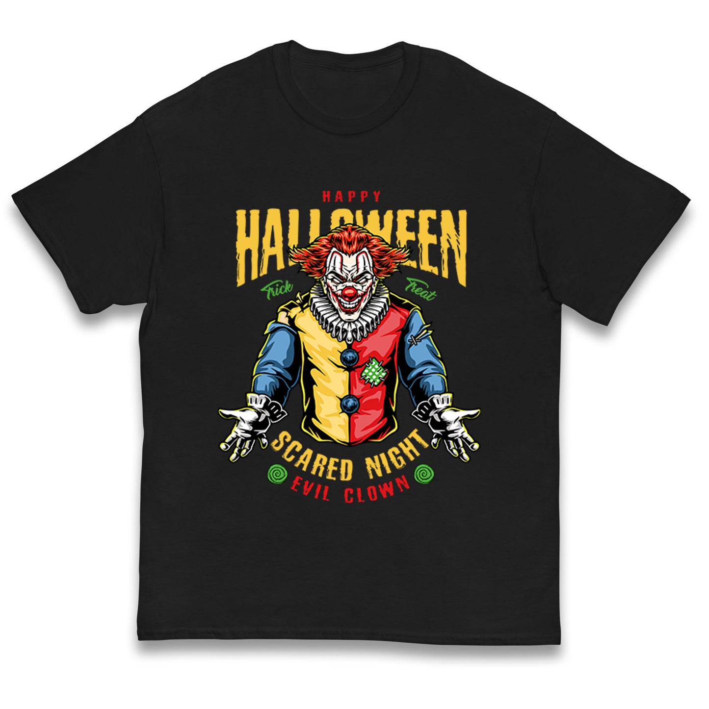 Halloween Clown Kids T Shirt
