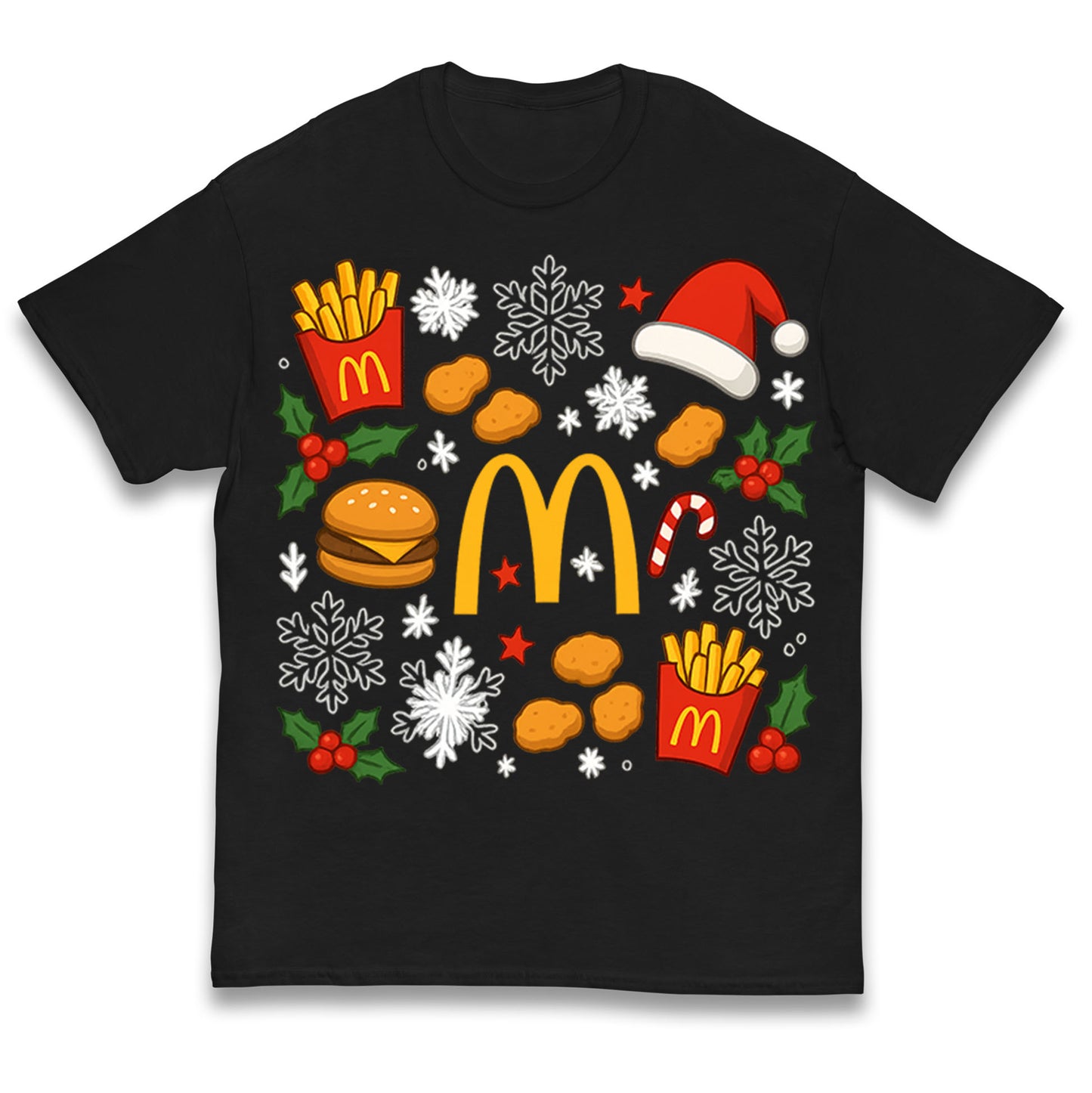 McDonalds Christmas Kids T Shirt 