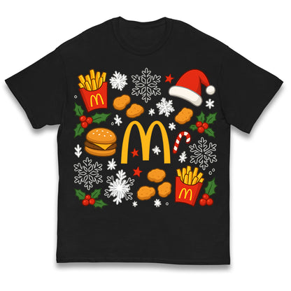 McDonalds Christmas Kids T Shirt 