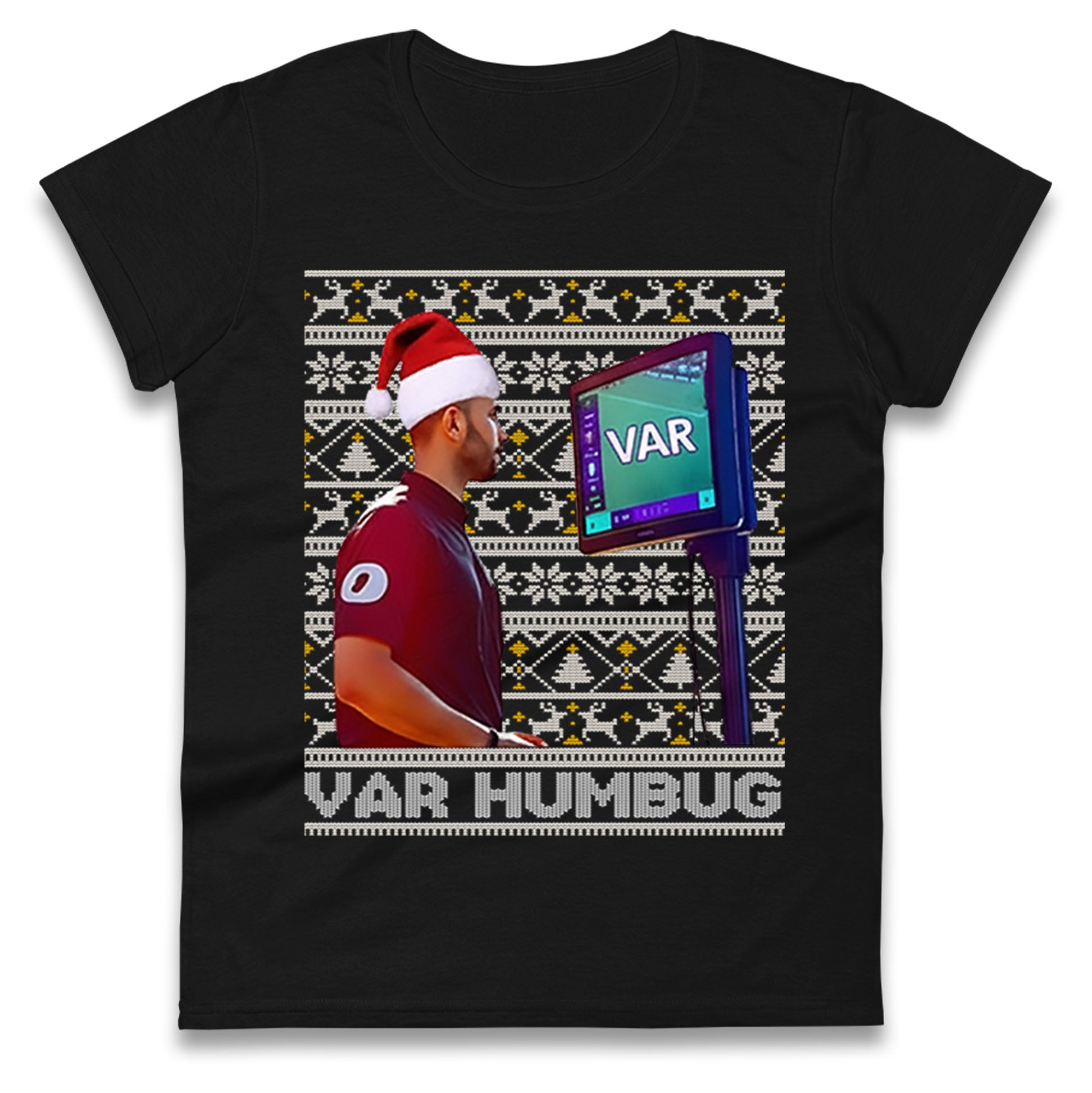 VAR Christmas Ladies T Shirt