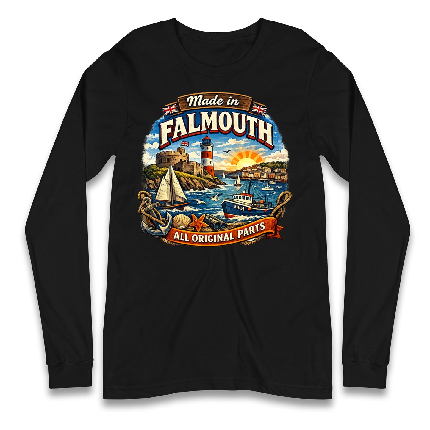 Made In Falmouth All Original Parts Longsleeve T Shirt
