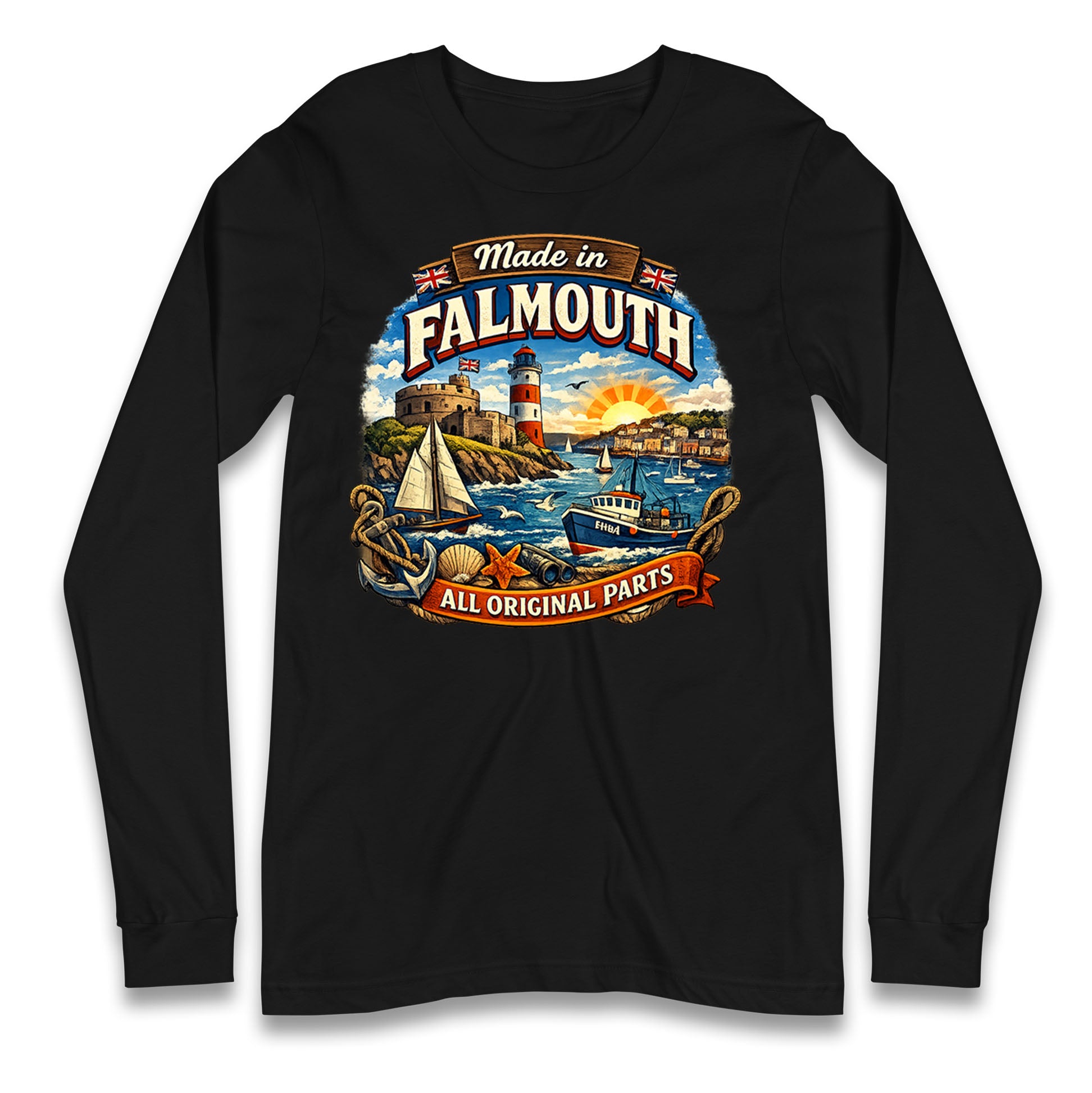 Made In Falmouth All Original Parts Longsleeve T Shirt