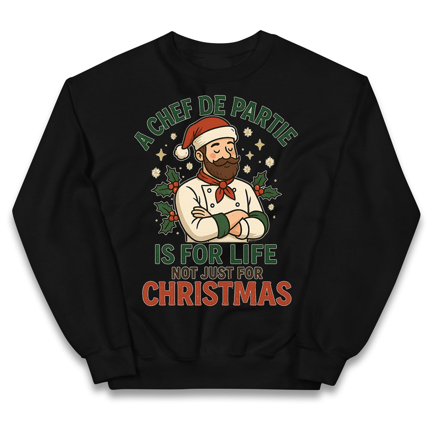 Chef De Partie Christmas Kids Jumper 