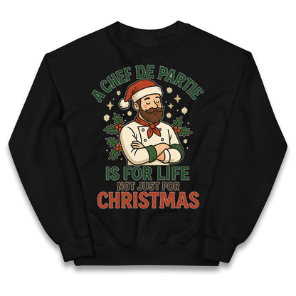 Chef De Partie Christmas Kids Jumper 