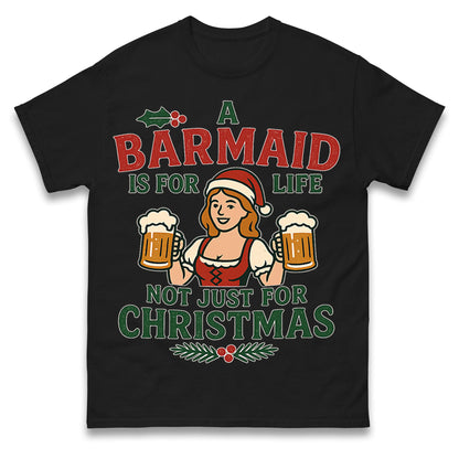 Barmaid Xmas T Shirt