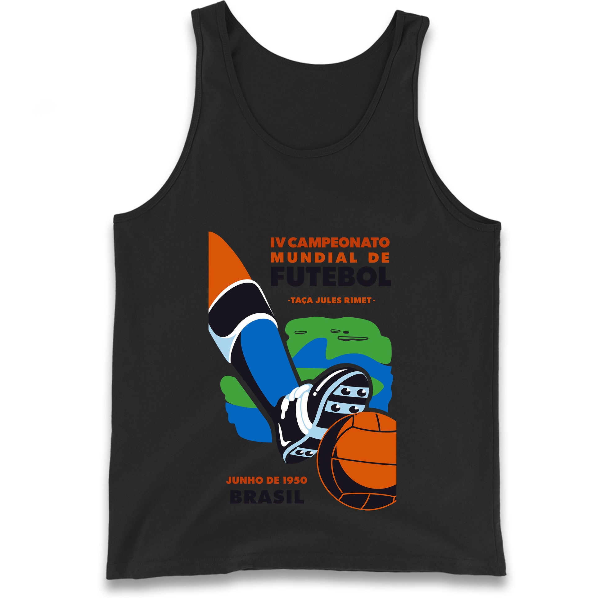 Brasil 1950 Retro World Cup Tank Top