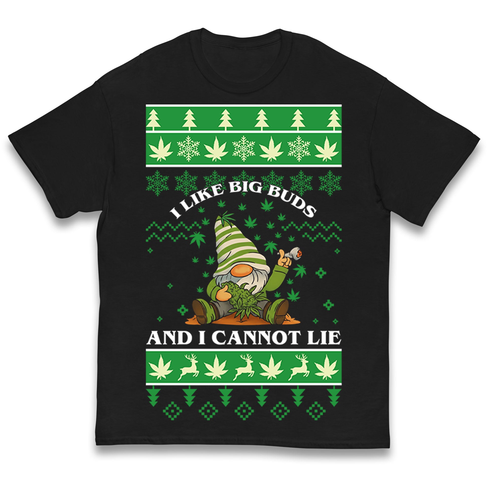 Cannabis Christmas Kids T Shirt