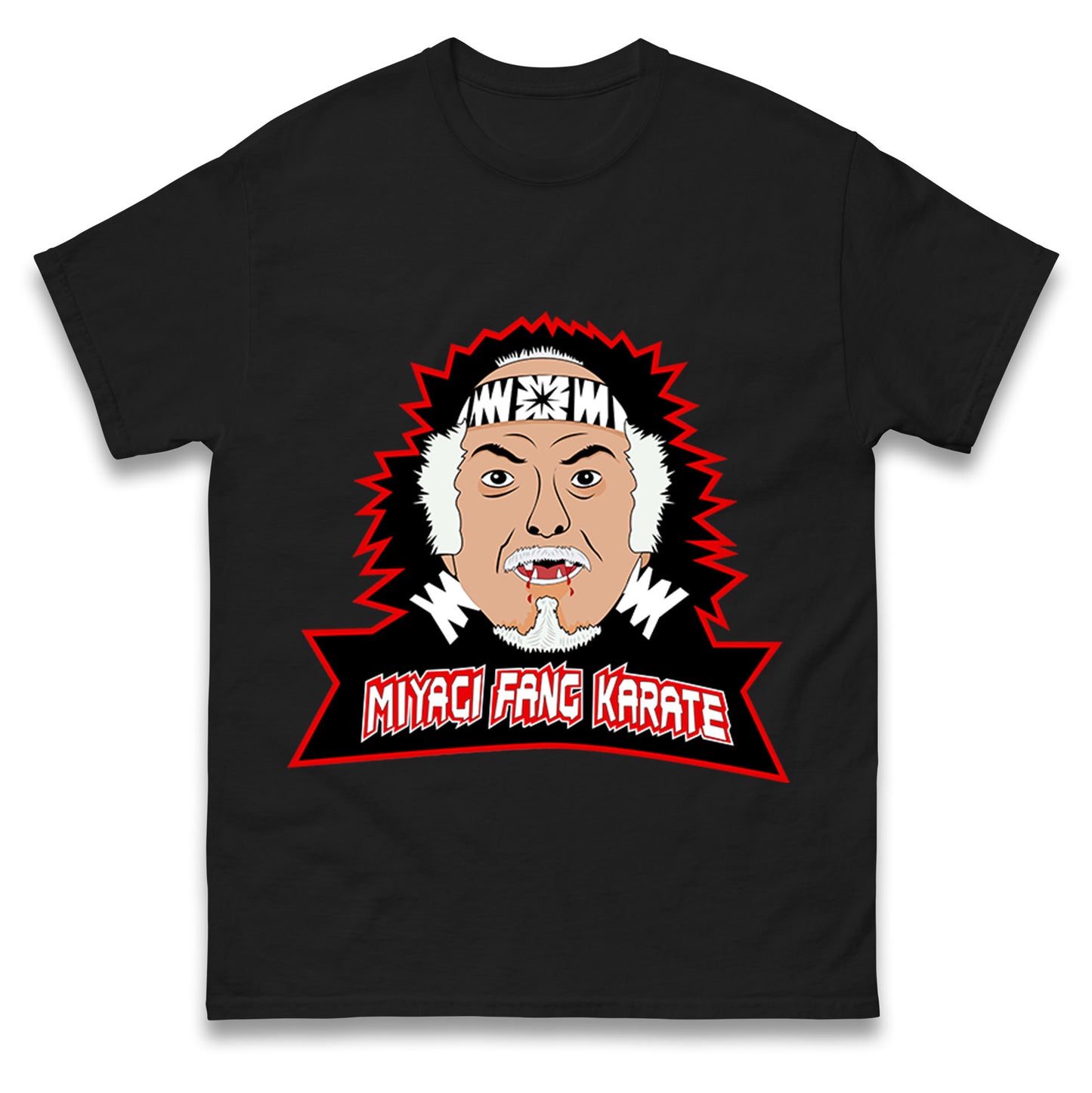 Miyagi Fang Karate Cobra Kai t shirts